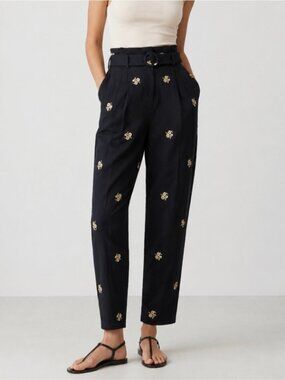 Zara Embroidered Pants